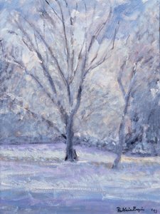 Paysage enneigé - Patricia Espir